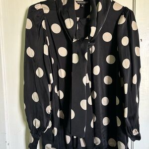 Polka Dot Blouse Millinery